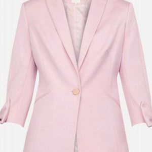 TED BAKER TOPLY BOW CUFF TAILORED JACKETBLUSH/PINK